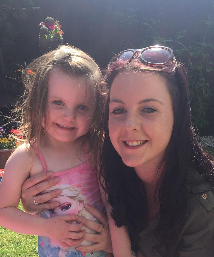 Paige said she took Evie to several dermatologists, but nothing they prescribed touched her eczema