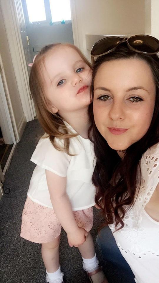 Mum, Paige Sweeny, says she tried everything for years to get rid of Evie's eczema