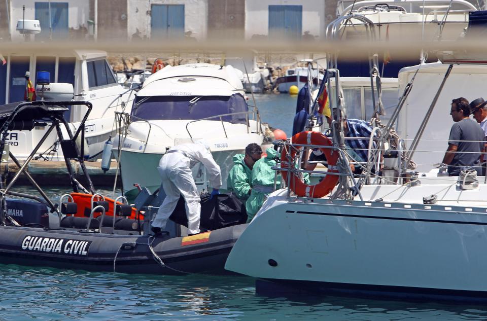 The Algerian migrant's body was recovered by Spanish cops