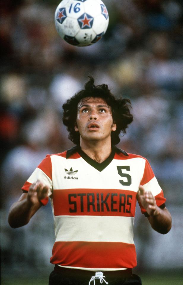 Eilas Figueroa, pictured here playing for the Foot Lauderdale Strikers in 1981