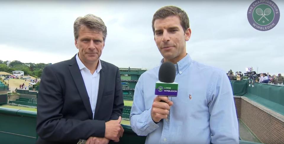  Andrew has been the lead commentator on every men's Wimbledon final since 2003 for the BBC