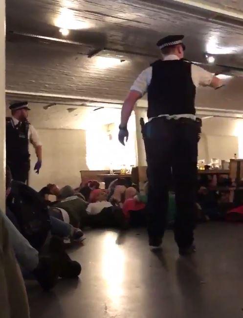  The crowd in Katzenjammers stays down as cops sweep through