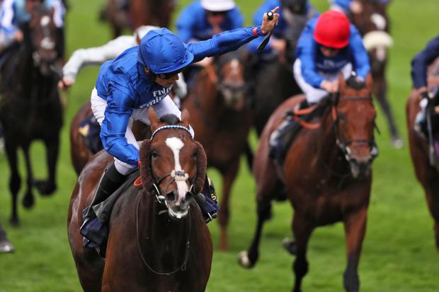 Shoemark celebrates his Royal Ascot win on Atty Persse last year