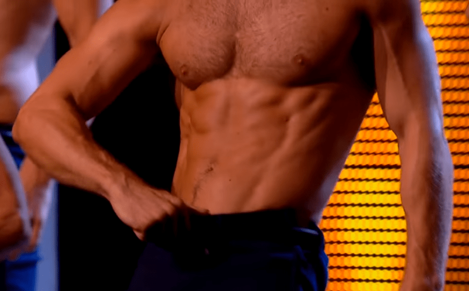  Harry's torso gets a lot of coverage in the programme it seems