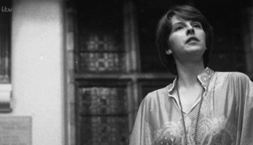 Mrs May pictured as a young woman before she started her political career