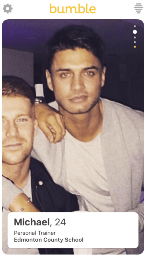  A fan on Twitter claimed she had found Mike on Bumble - but he insists he needs no dating apps