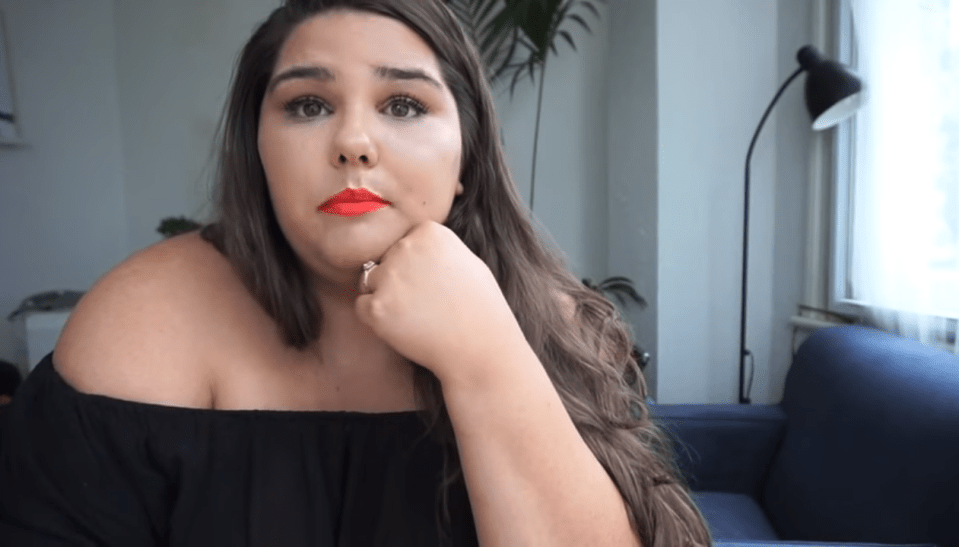 Callie fought back tears as she opened up about her experience in a YouTube video 
