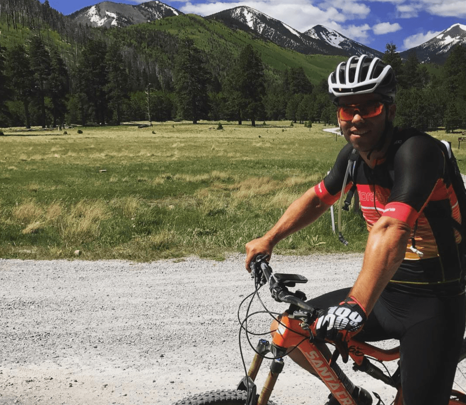  The former world No 3 is an avid cyclist