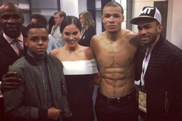 Vicky Pattinson was backstage after Chris Eubank Jr's fight back in December 2015