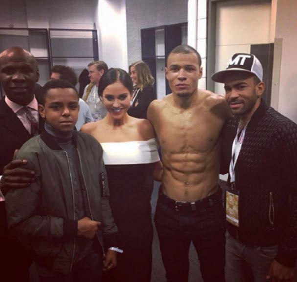 Vicky Pattinson was backstage after Chris Eubank Jr's fight back in December 2015