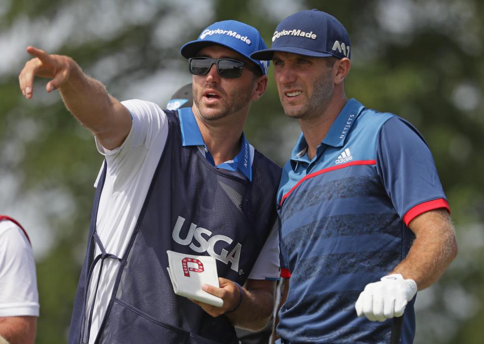  Dustin Johnson has struggled since pulling out of the Masters