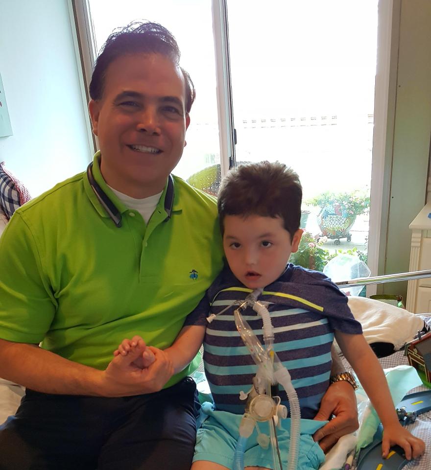 Art Estopinan, now six, became the first person to have the therapy in 2012 - and is still receiving the treatment to this day