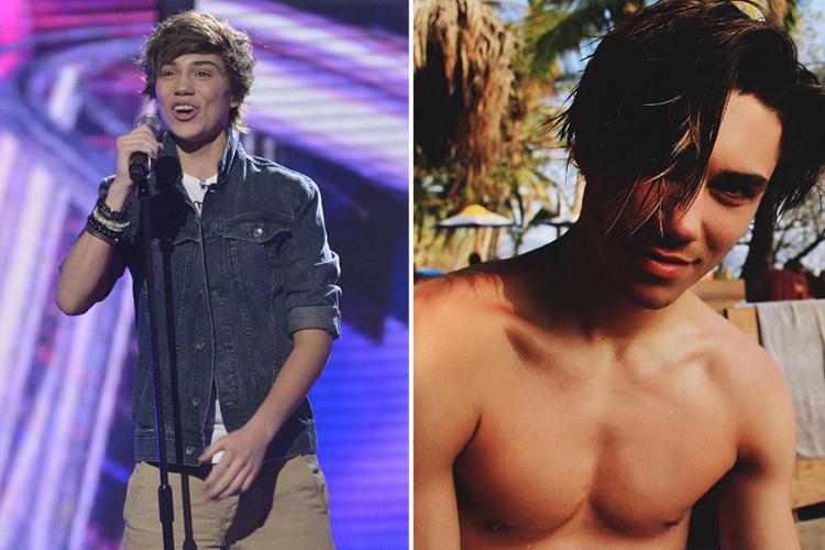 George ditched his baby-faced cuteness for full on hunkyness