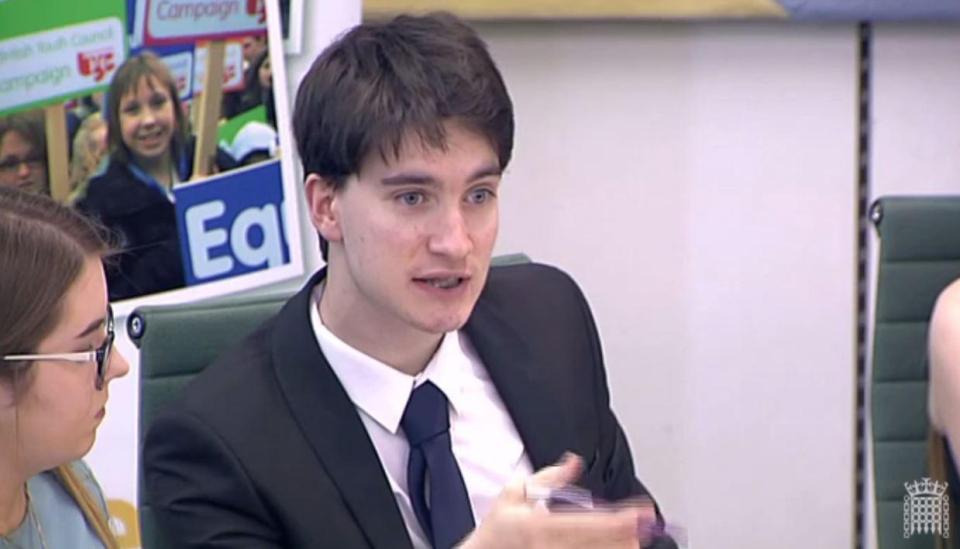  Teenager Michael Bryan used the 45-character word in a Youth Parliament debate