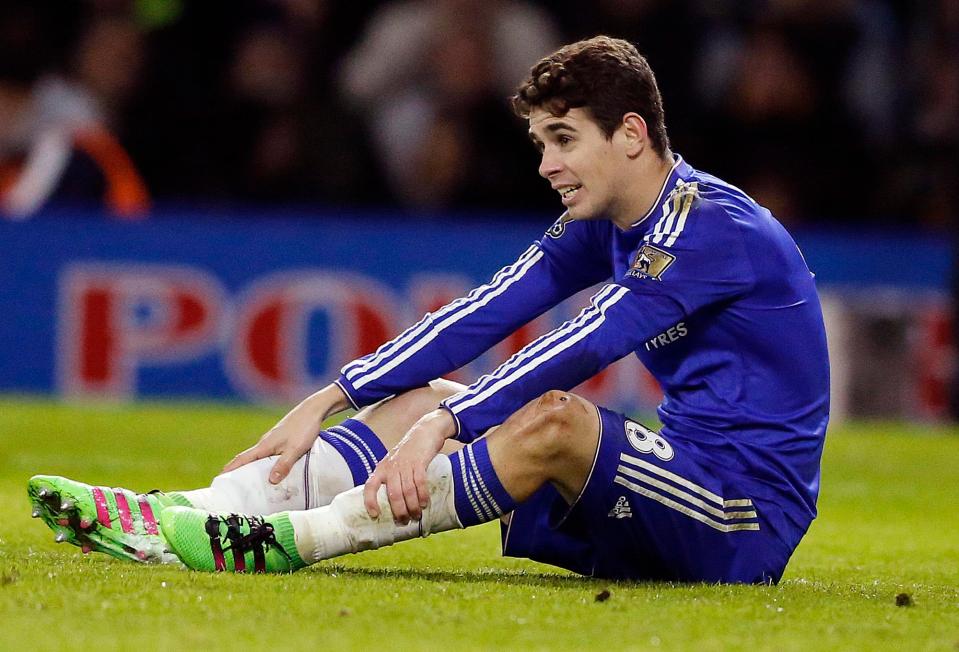 Oscar joined Chelsea in 2012 for fee of £19.35million