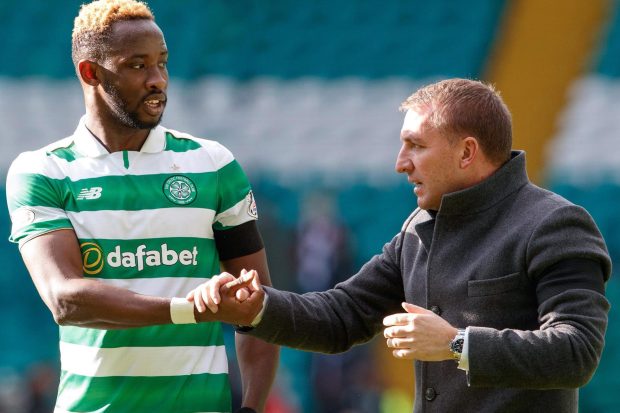 Moussa Dembele and Brendan Rodgers...soon to be parted?