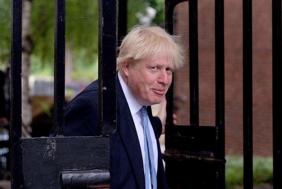 Boris Johnson in Downing Street