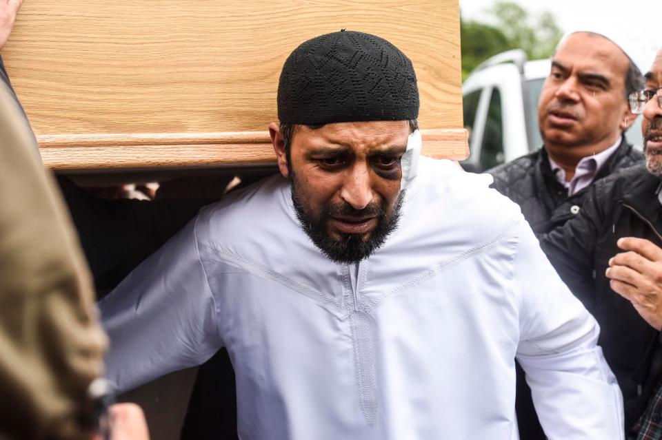  Dad Zubair survived the fire
