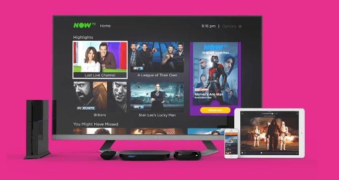  NOW TV is a streaming service offering Sky channels to customers without the stress of a contract