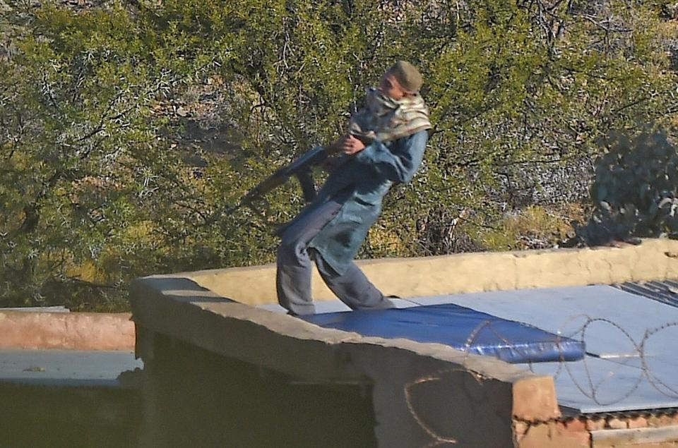  A fake insurgent was gunned down