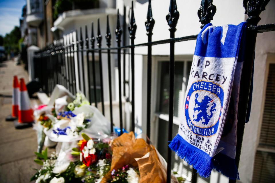  Mourners left flowers where Danny was killed