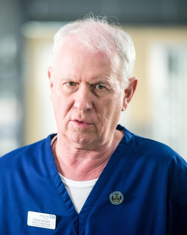 Derek Thompson who plays Charlie Fairhead in Casualty