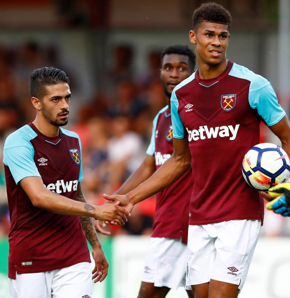 The 21-year-old has failed to make an impact on the Hammers first team