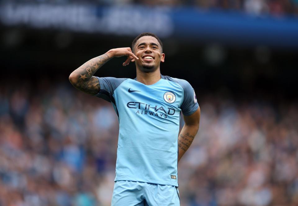  The Antione Griezmann celebration is a clear favourite of Gabriel Jesus