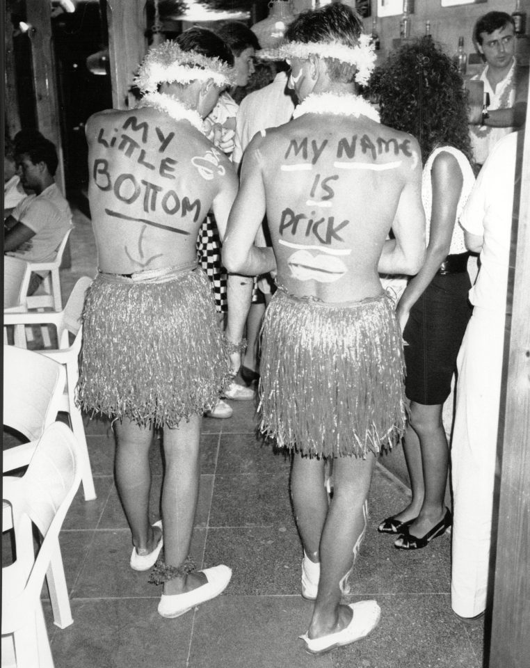 Badly-behaved tourists have been causing chaos in Magaluf since the 1980s 