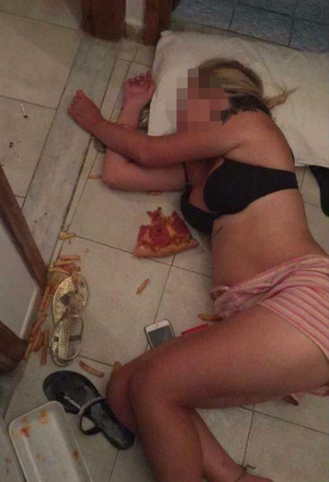  While others only had the misfortune of falling asleep in their post-night out pizza and chips
