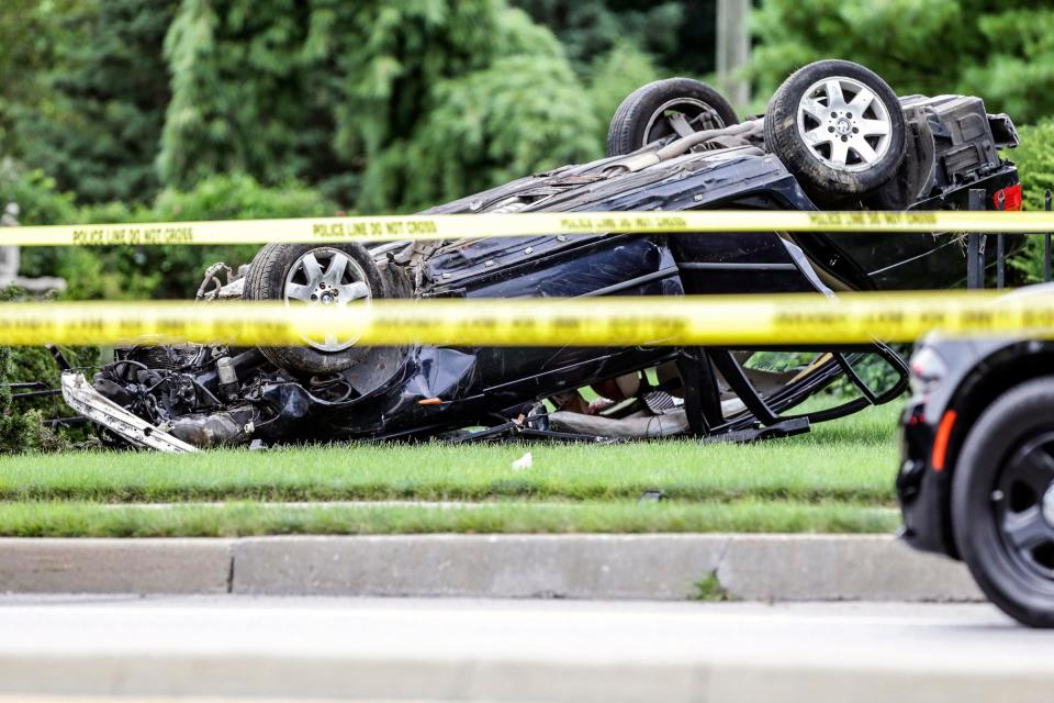  Lt. Allen was tending to people trapped inside the vehicle when he was shot at by a person inside it, cops say