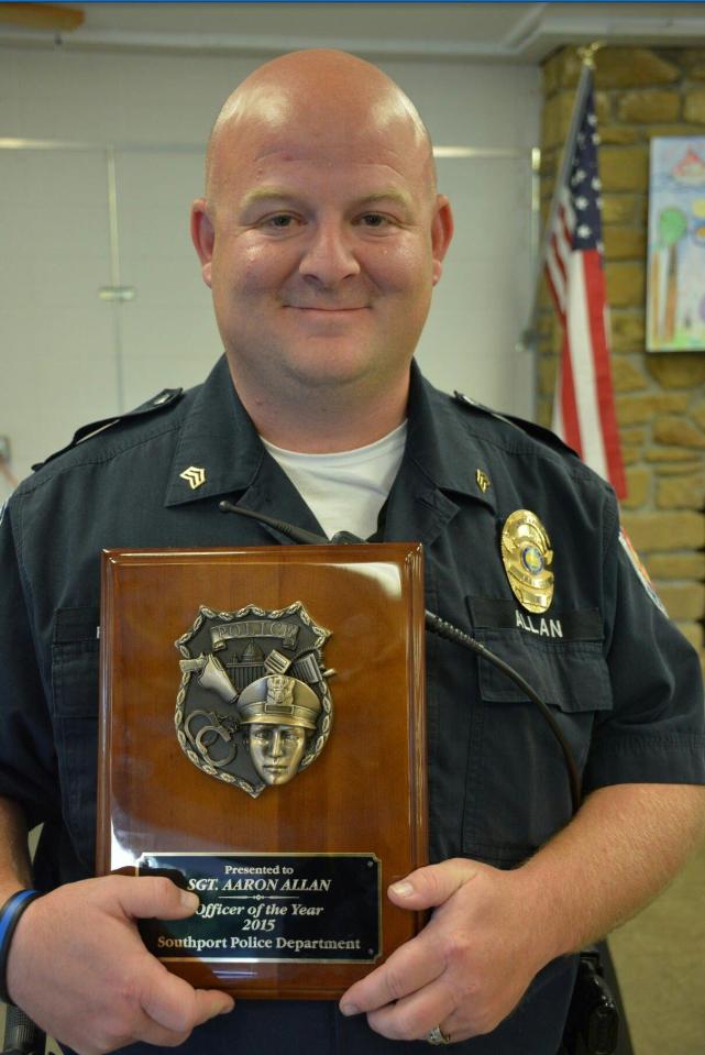  Lt. Aaron Allen died after he was shot by person involved in a car crash he was attending