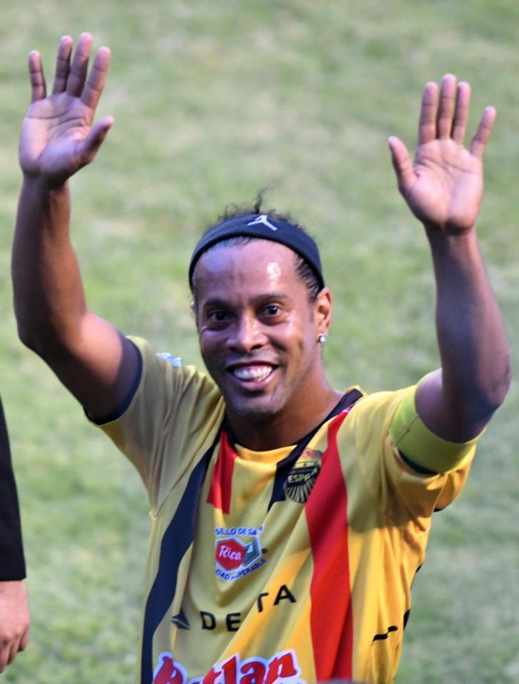 Ronaldinho has unsurprisingly broken into the top 25 on the list