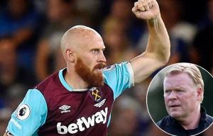 Everton boss Ronald Koeman eyeing shock swoop for veteran West Ham defender James Collins