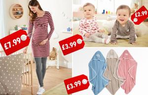 Lidl has launched its first ever maternity range... with £8 dresses and adorable baby clothes from £2.99