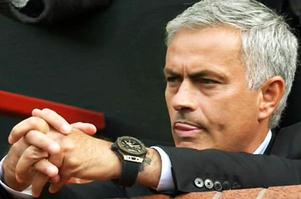 Jose Mourinho sports a new tattoo