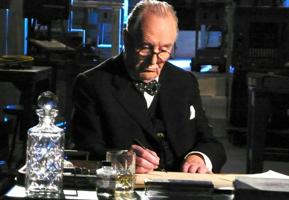 Hardy played Churchill on a number of occasions including in Churchill: 100 Days That Saved Britain