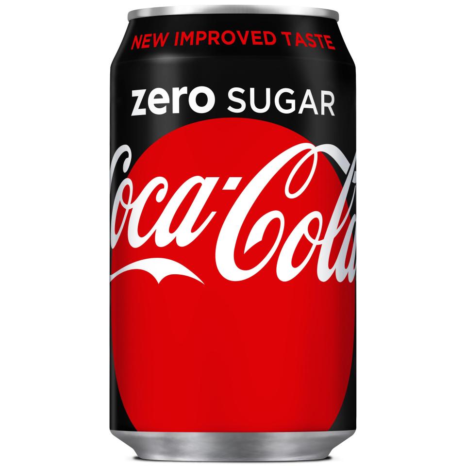  Coke Zero Sugar contains no sugar but is intended to taste more like the original drink