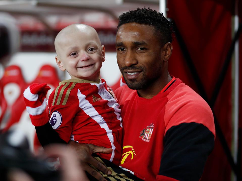  The footballer formed a close friendship with "best pal" and Sunderland superfan Bradley