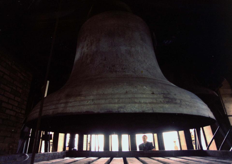  The 13.7 tonne Great Bell will chime for the last time until 2021 next Monday