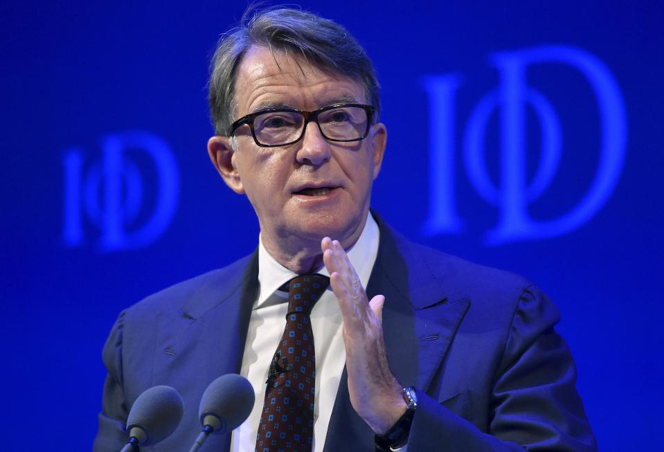  Other members of 'Project Fear' include Peter Mandelson