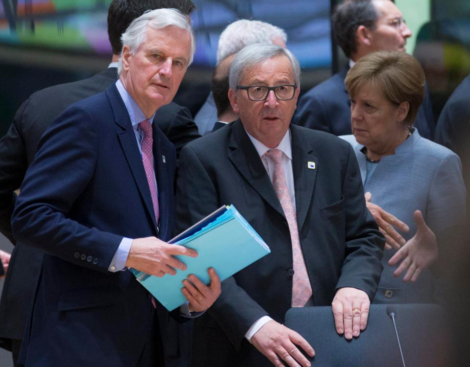  Brexit talks have reached a crunch point Michel Barnier and Jean-Claude Juncker producing ludicrous ransom demands for Britain to pay