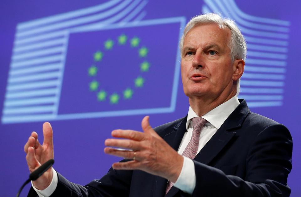  Earlier this year, Michel Barnier slapped down Boris Johnson for telling the EU to 'go whistle' for its Brexit blood money