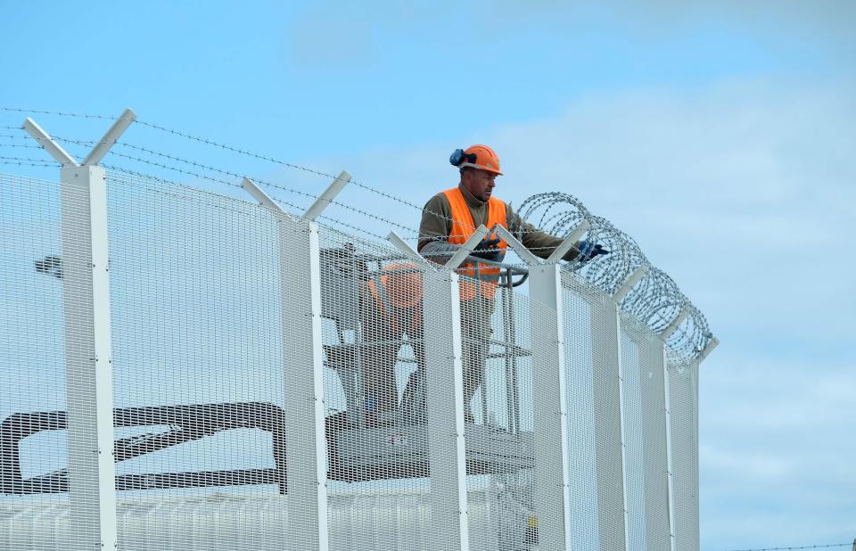  New security measures are being taken in response to the new camp