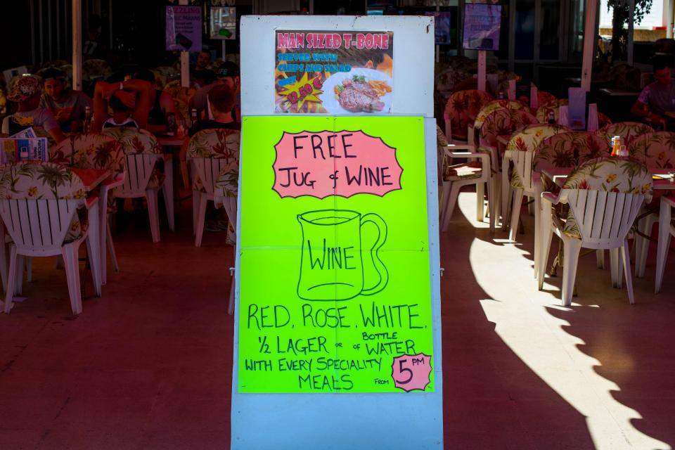  Cheap booze fuels the party spirit