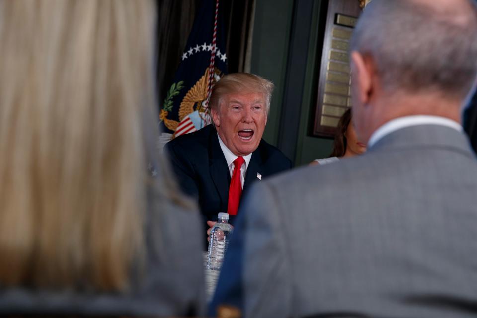 Trump told reporters that North Korea 'best not make any more threats'