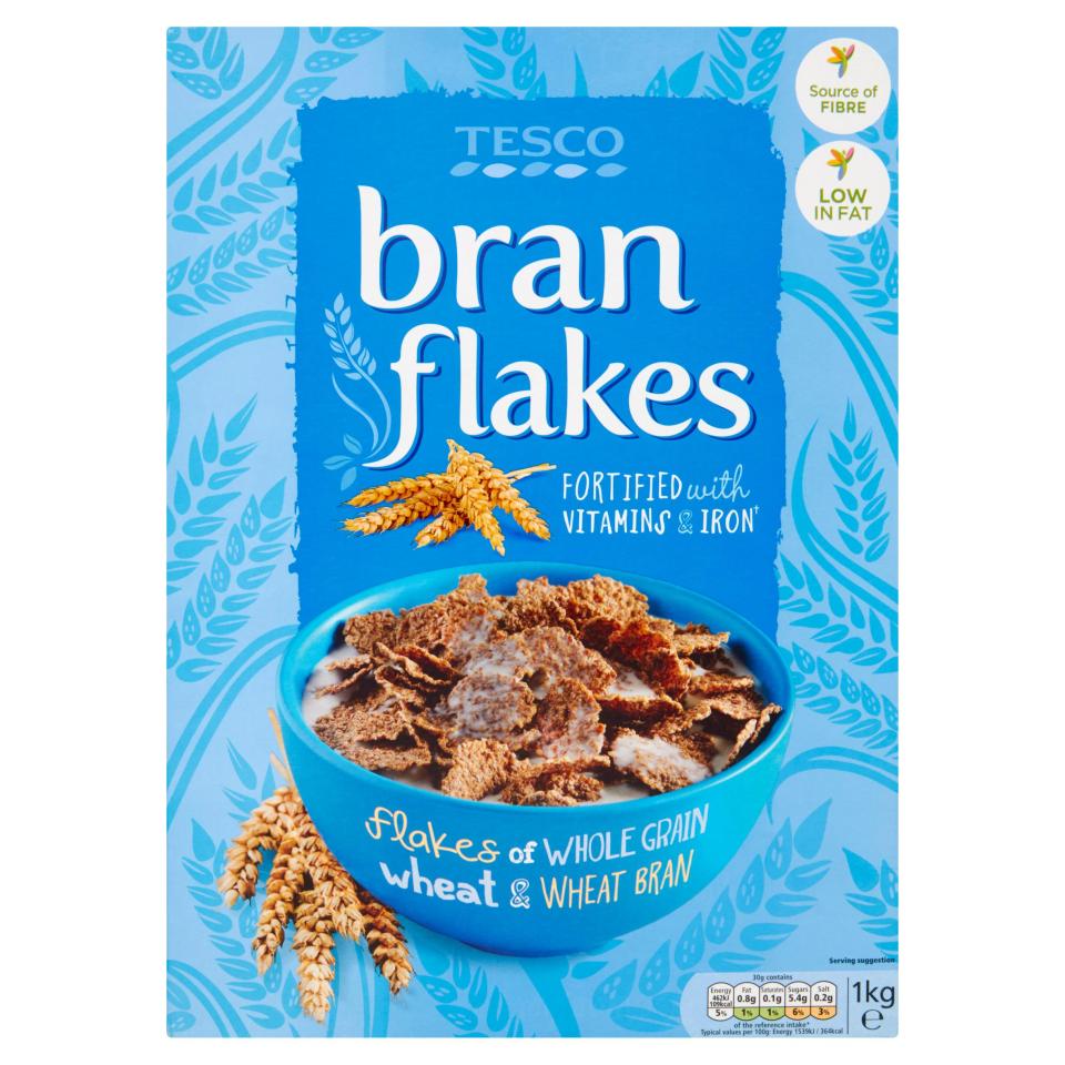  Tesco's own brand Bran Flakes beat Aldi in the price comparison