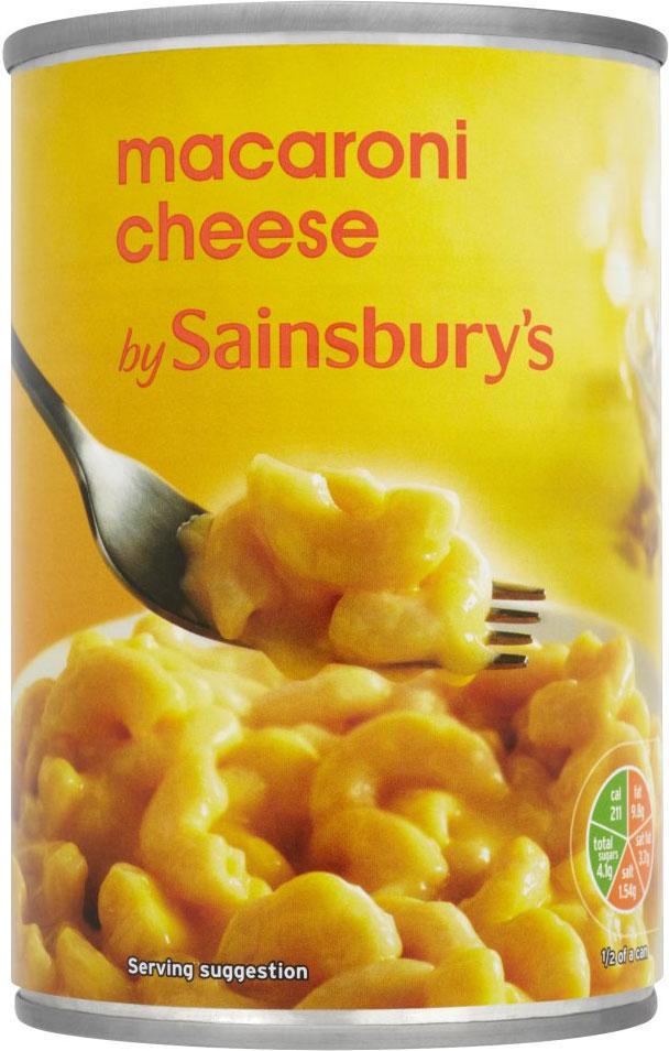  Sainsbury's macaroni cheese is well under half the price of Morrisons' version