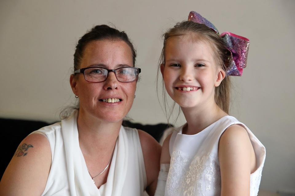 But after being put in a coma to help her body recover, Jacey's heart stopped and medics had to bring her back to life