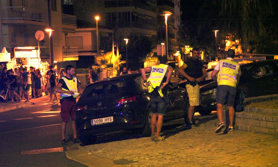 Armed police responded to the attack in Cambrils, which unfolded just hours after the Barcelona attack
